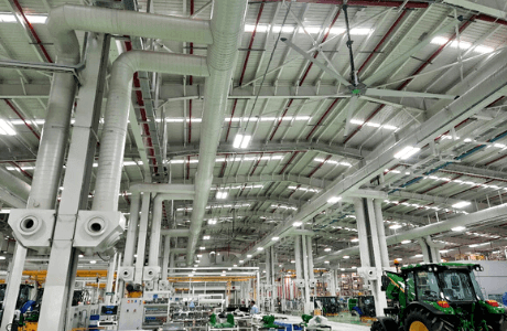 Ventilation System for World’s Leading Farm Machinery Manufacturer