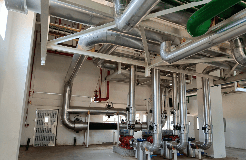 Installation of Cooling Tower at Kimberly Clark